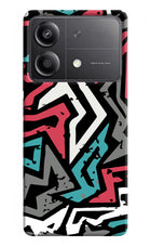 Geometric Graffiti Poco X6 Neo Back Cover