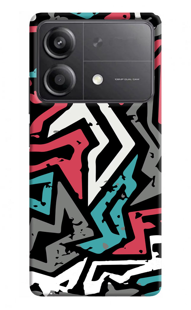 Geometric Graffiti Poco X6 Neo Back Cover