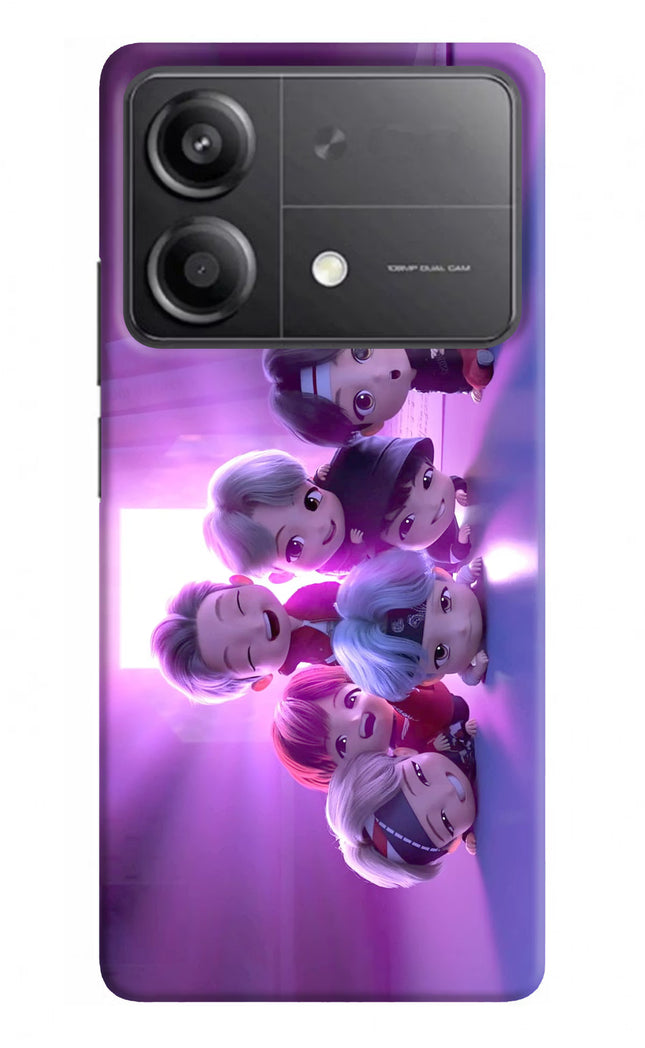 BTS Chibi Poco X6 Neo Back Cover