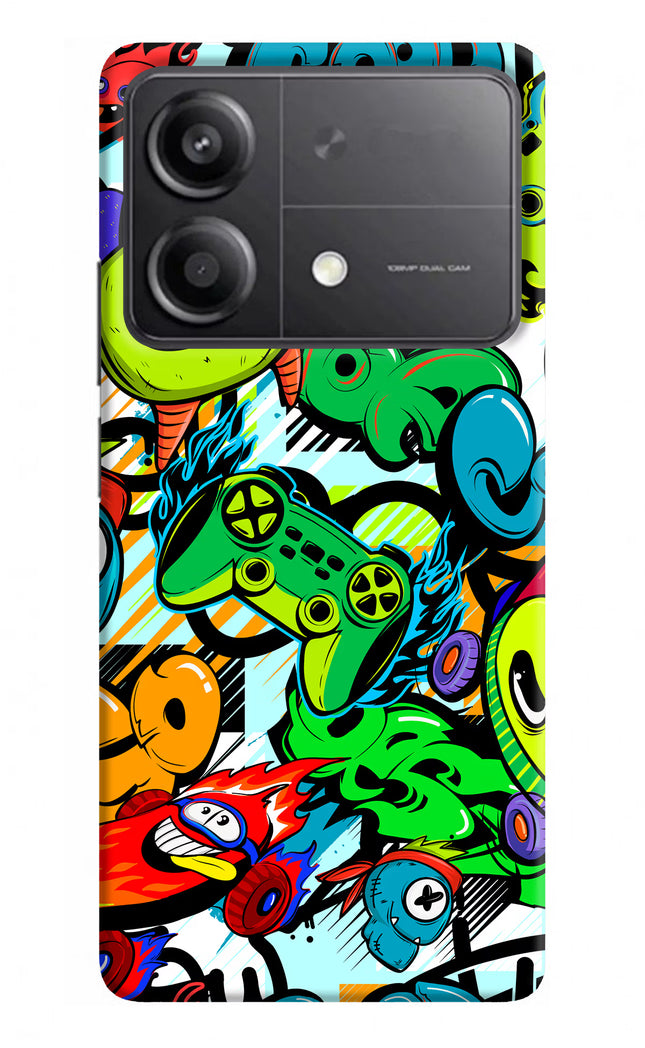 Game Doodle Poco X6 Neo Back Cover