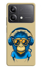 Monkey Headphone Poco X6 Neo Back Cover