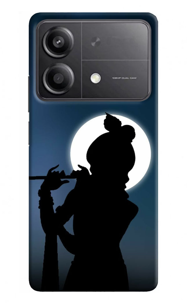 Shri Krishna Silhouette Poco X6 Neo Back Cover