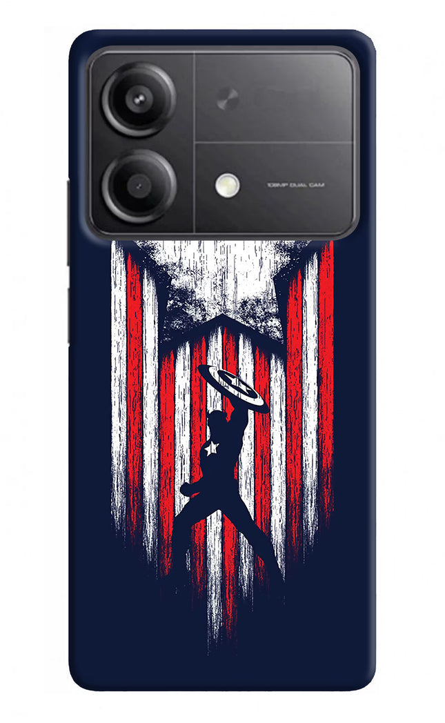 Captain America Marvel Art Poco X6 Neo Back Cover