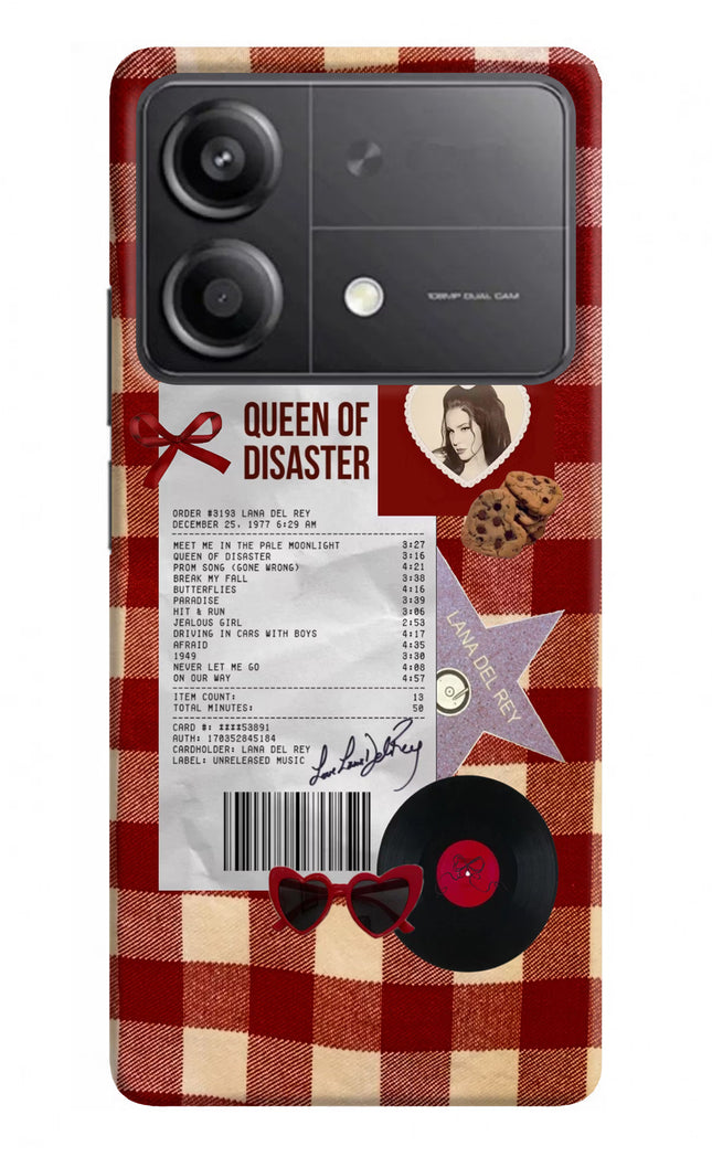 Queen of Disaster Poco X6 Neo Back Cover