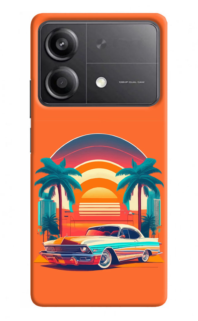 Palm Drive 80s Poco X6 Neo Back Cover