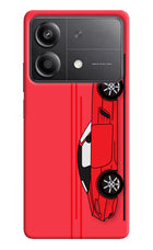 Red Velocity Poco X6 Neo Back Cover