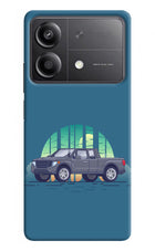 Retro Garage Vibe Poco X6 Neo Back Cover