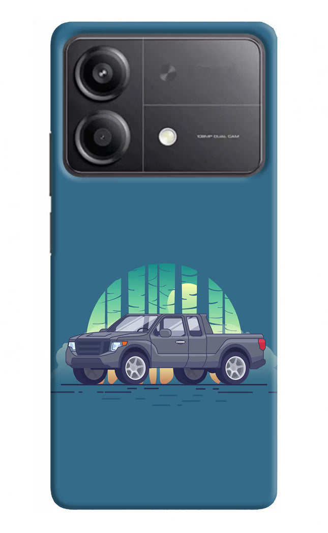 Retro Garage Vibe Poco X6 Neo Back Cover