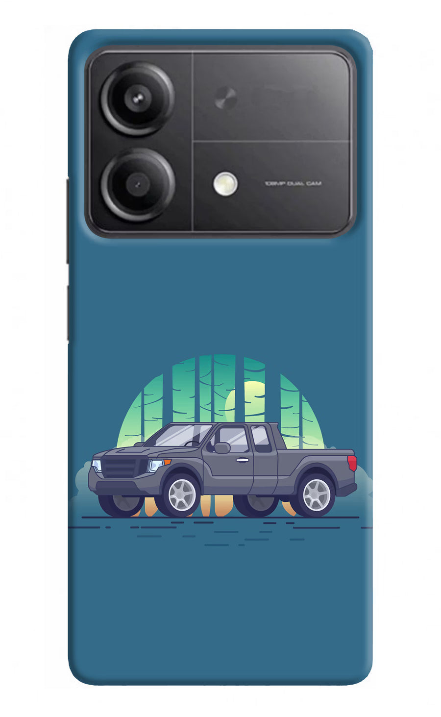 Retro Garage Vibe Poco X6 Neo Back Cover, Hard case