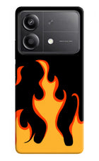 Fired Up – Black Poco X6 Neo Back Cover