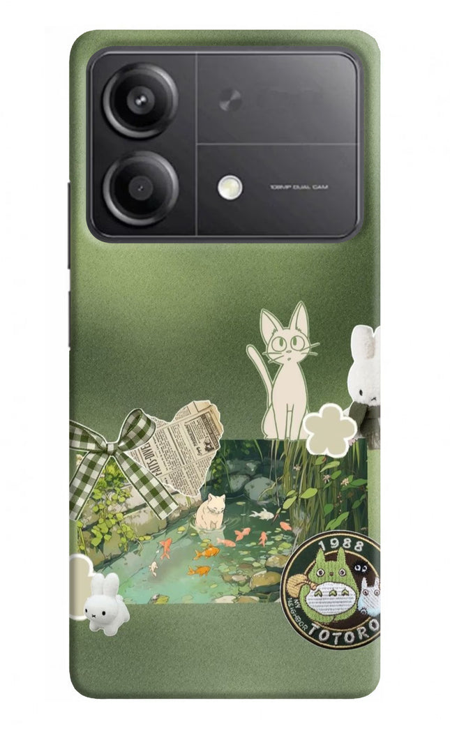 Aesthetic anime Poco X6 Neo Back Cover