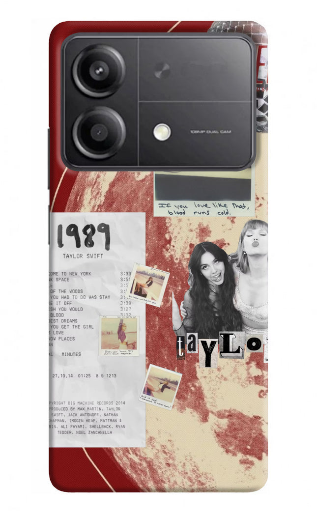 Taylor Swift Poco X6 Neo Back Cover