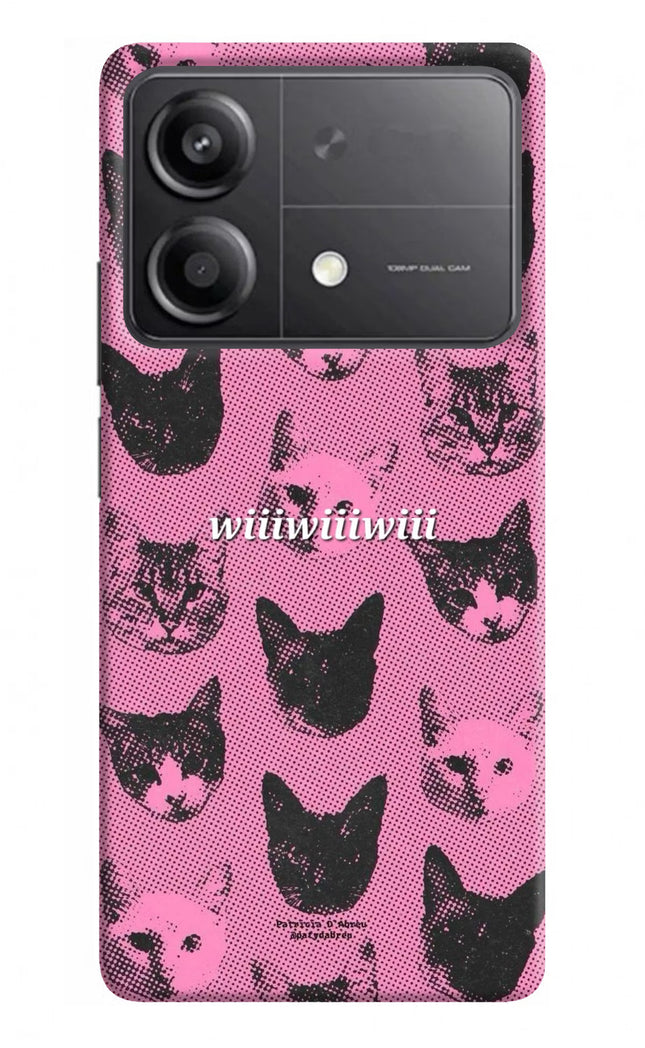 Pink Cats Poco X6 Neo Back Cover