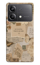 Vintage case Poco X6 Neo Back Cover