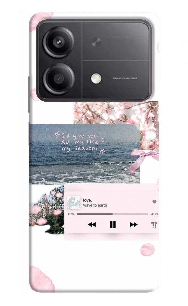 Wave to earth Poco X6 Neo Back Cover