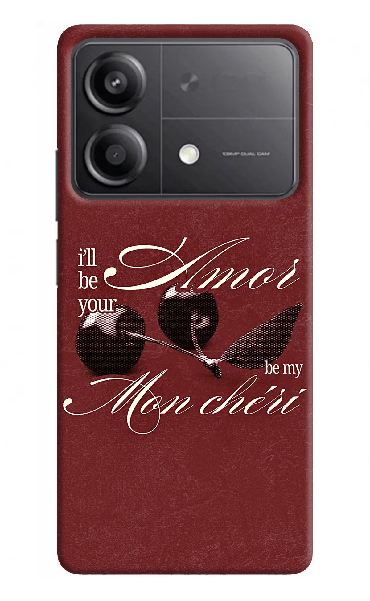 Velvet Cherry Poco X6 Neo Back Cover