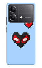 Peter Heart Poco X6 Neo Hard Case Back Cover by Casekaro