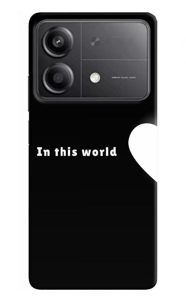 This World Poco X6 Neo Back Cover