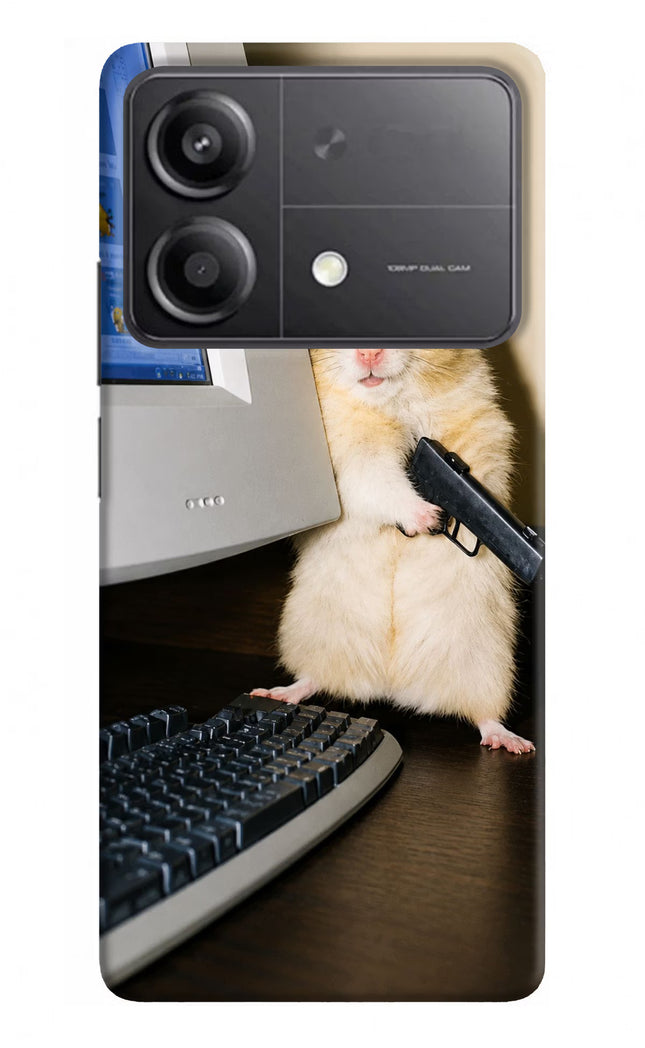 Hacker Hamster Poco X6 Neo Back Cover