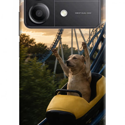 Rollercoaster Dog Poco X6 Neo Back Cover