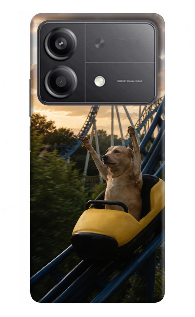 Rollercoaster Dog Poco X6 Neo Back Cover