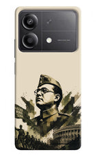 Netaji Rising Poco X6 Neo Hard Case Back Cover by Casekaro