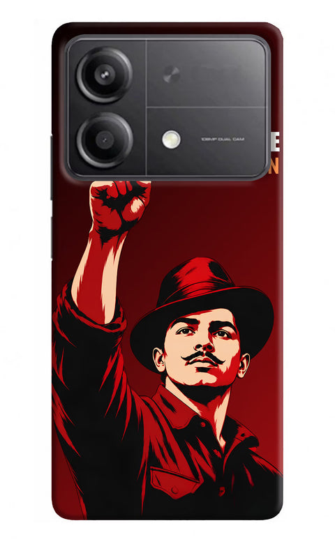 Bhagat Singh Revolution Poco X6 Neo Back Cover