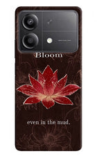 Bloom Poco X6 Neo Hard Case Back Cover by Casekaro