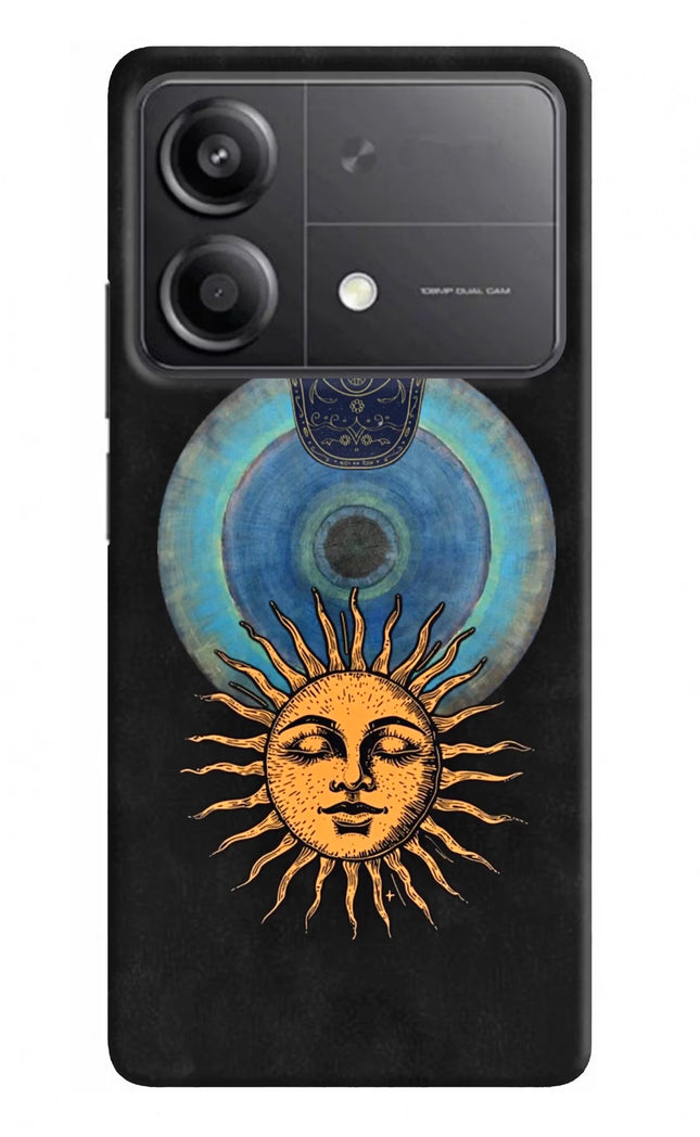 Divine Sun Poco X6 Neo Hard Case Back Cover by Casekaro