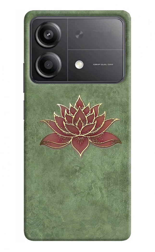 Lotus Grace Poco X6 Neo Hard Case Back Cover by Casekaro