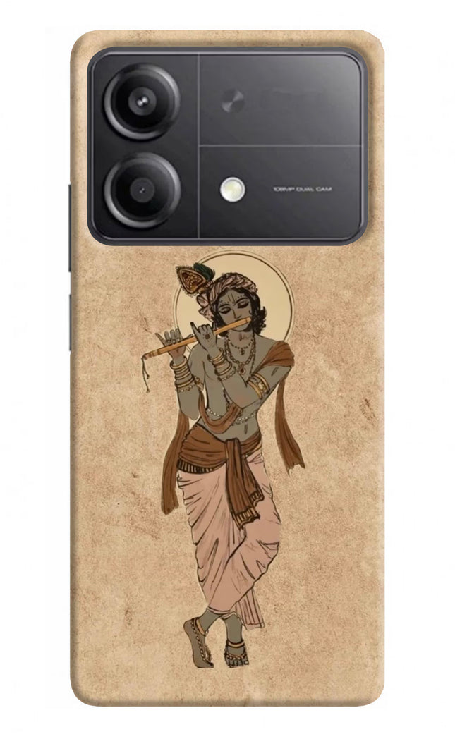 Krishna Poco X6 Neo Hard Case Back Cover by Casekaro