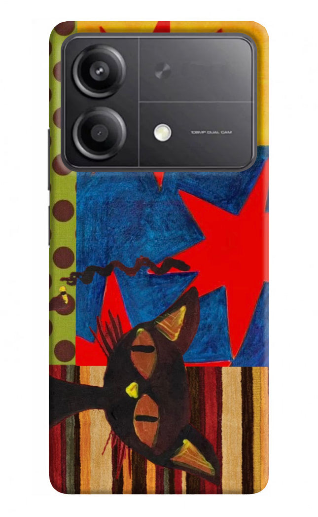 Pop Cat Poco X6 Neo Hard Case Back Cover by Casekaro