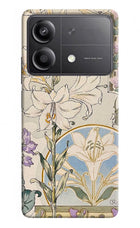 White Lily Poco X6 Neo Hard Case Back Cover by Casekaro