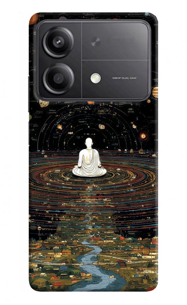 Space Monk Poco X6 Neo Hard Case Back Cover by Casekaro