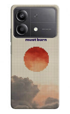 Pixel Sun Poco X6 Neo Hard Case Back Cover by Casekaro