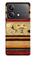 Vinyl Stripes Poco X6 Neo Hard Case Back Cover by Casekaro