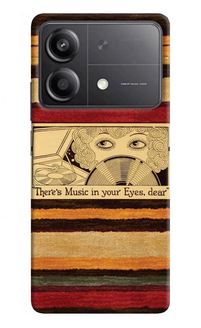 Vinyl Stripes Poco X6 Neo Hard Case Back Cover by Casekaro