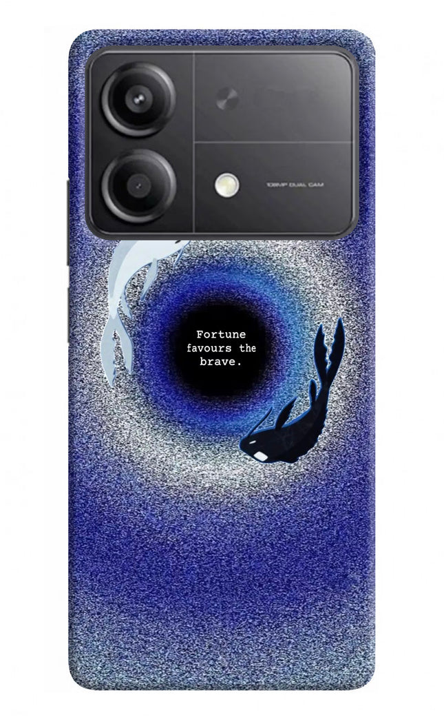 Dark Koi Poco X6 Neo Hard Case Back Cover by Casekaro