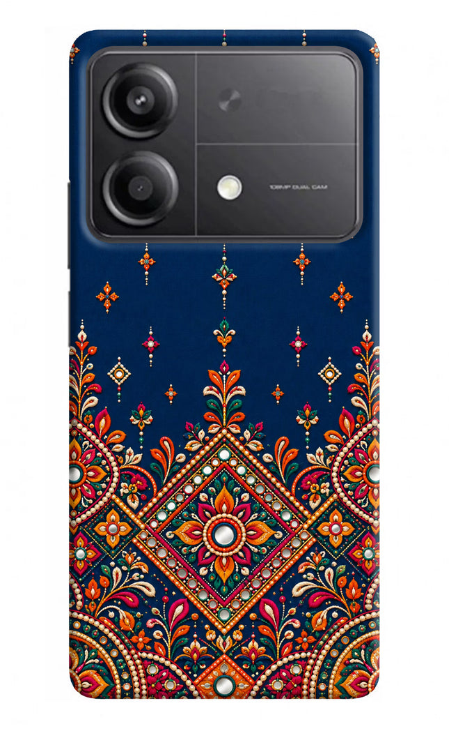 Neel Noor Poco X6 Neo Hard Case Back Cover by Casekaro