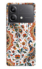 White Mayura Poco X6 Neo Hard Case Back Cover by Casekaro