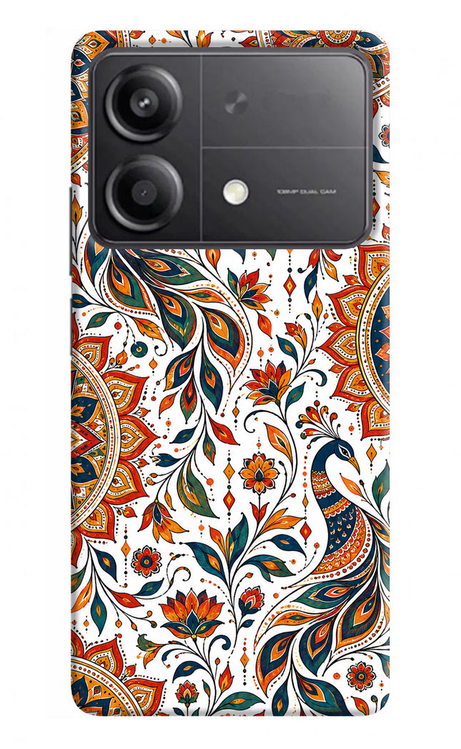White Mayura Poco X6 Neo Hard Case Back Cover by Casekaro