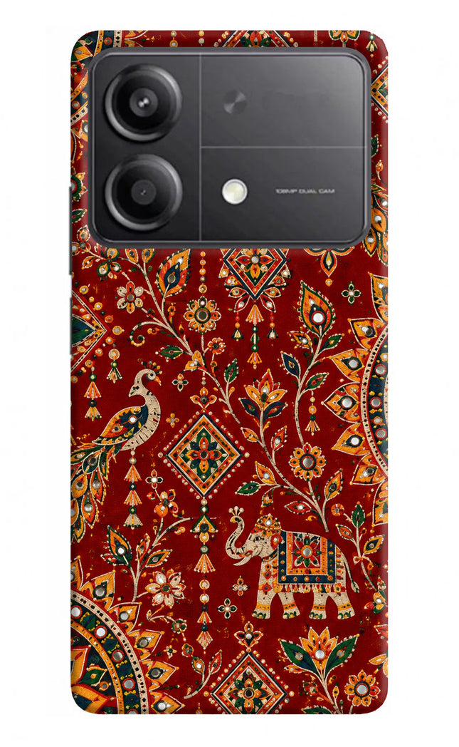 Laal Riwaaz Poco X6 Neo Hard Case Back Cover by Casekaro