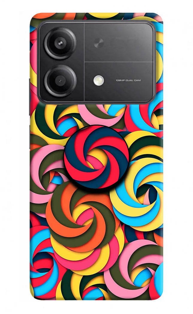 Spiral Pattern Poco X6 Neo Pop Case