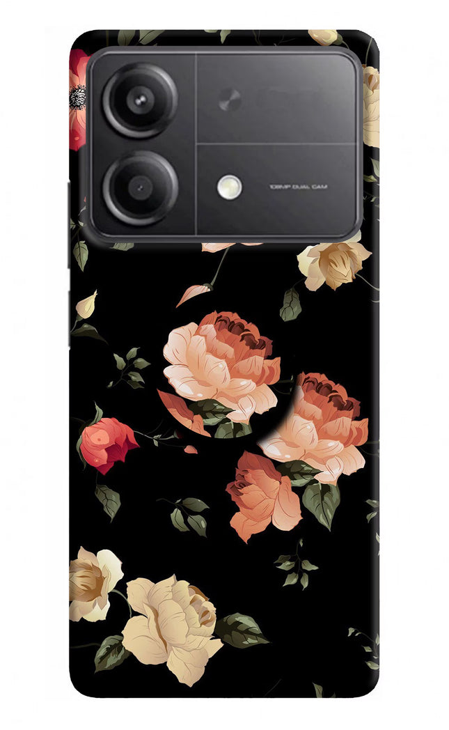 Flowers Poco X6 Neo Pop Case