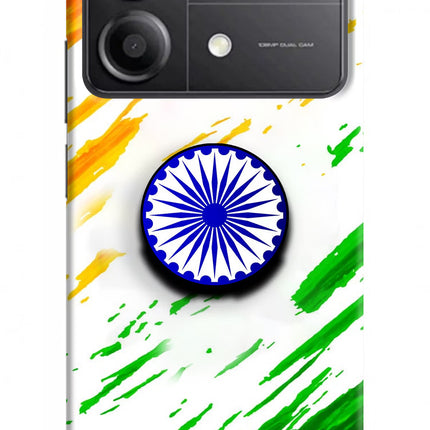 Indian Flag Ashoka Chakra Poco X6 Neo Pop Case