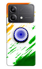 Indian Flag Ashoka Chakra Poco X6 Neo Pop Case