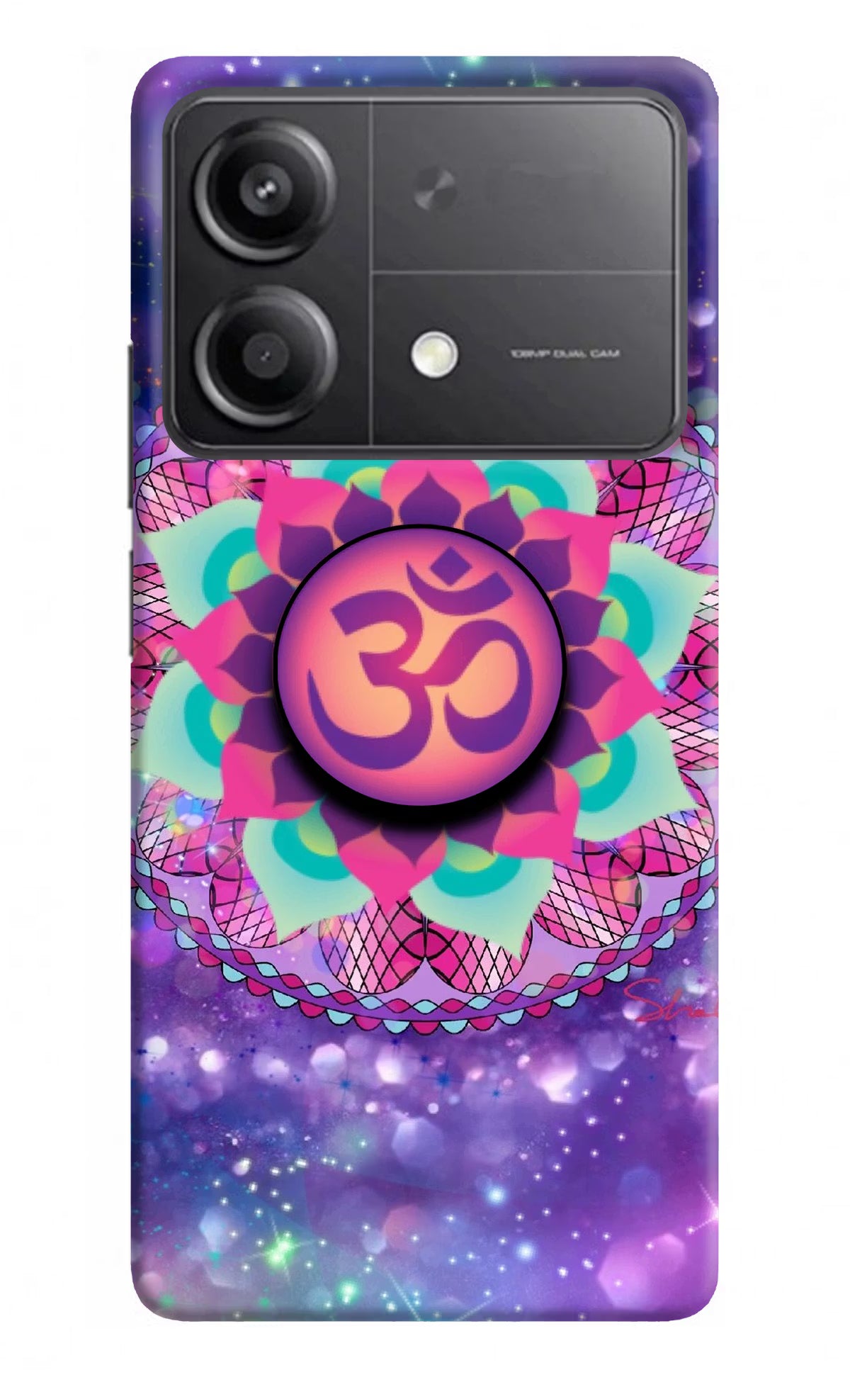 Om Purple Poco X6 Neo Pop Case