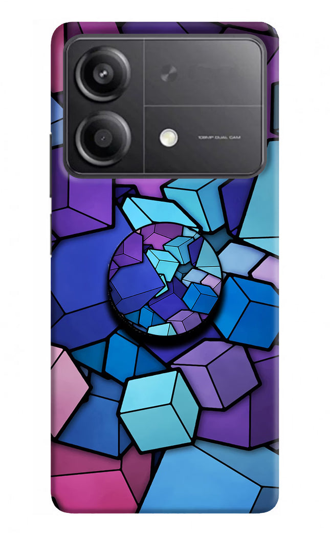 Cubic Abstract Poco X6 Neo Pop Case