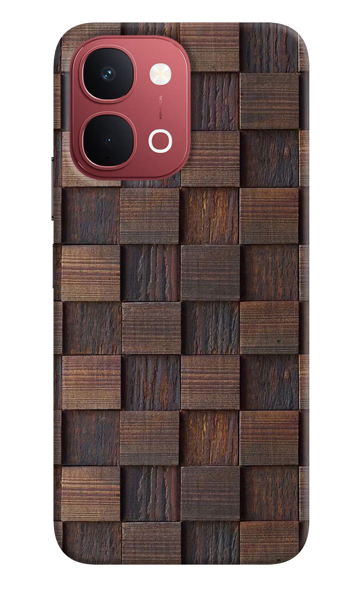 Wooden Cube Design Vivo Y51 Pro 5G Back Cover