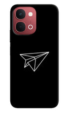 Paper Plane White Vivo Y51 Pro 5G Hard Case Back Cover by Casekaro